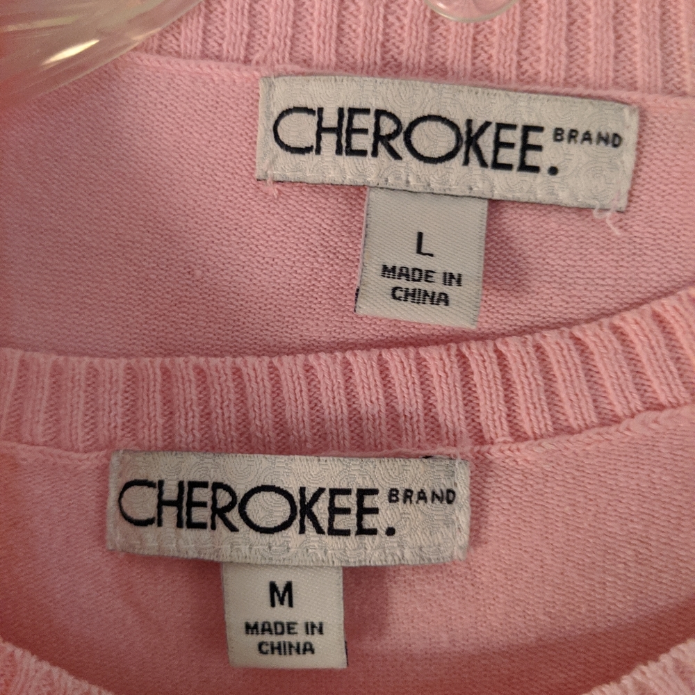 Cherokee cardigan sweater and matching shirt - Picture 2 of 2